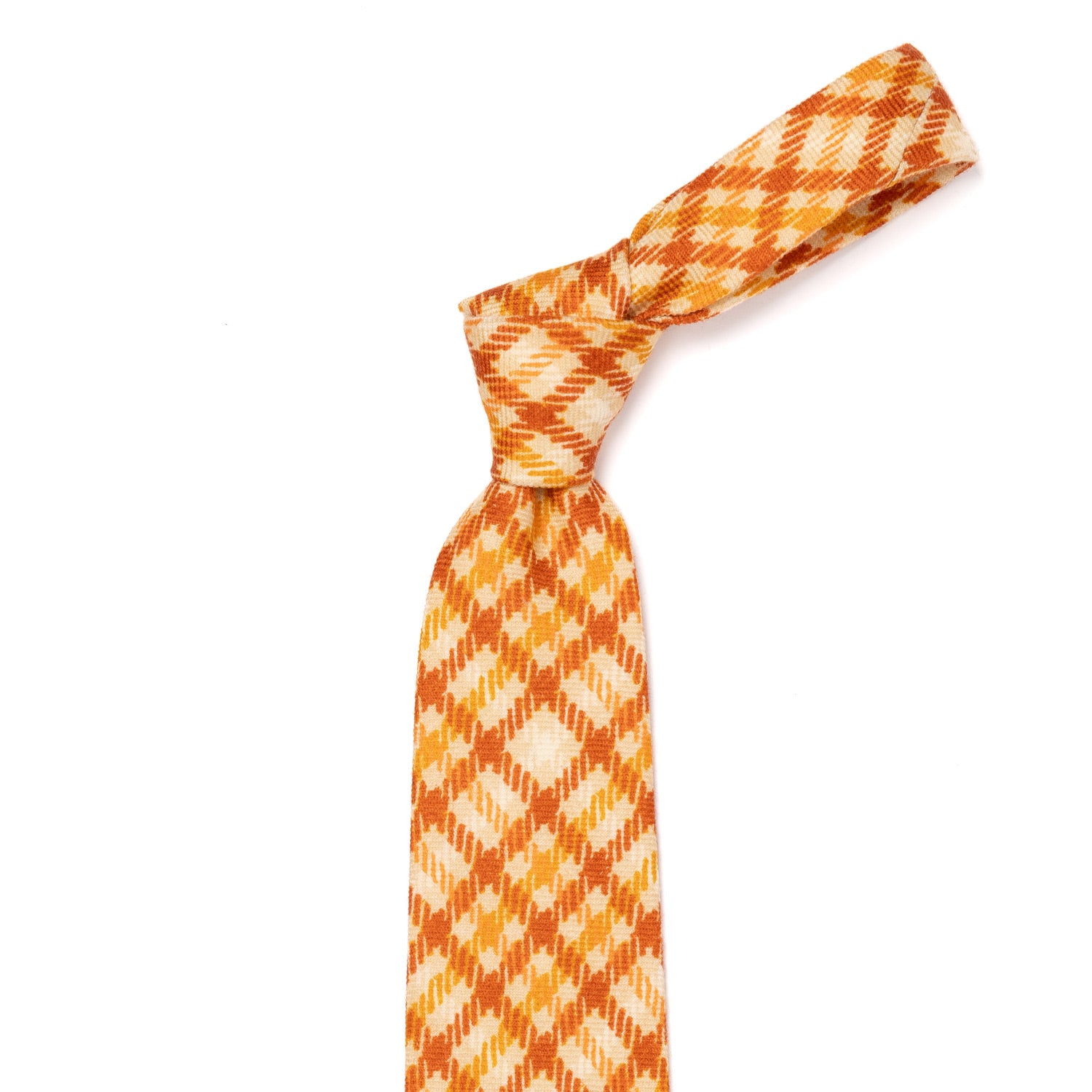 CA Archivio Storico: Tie "Gun Club" Cashmere, Wool & Silk - hand-rolled